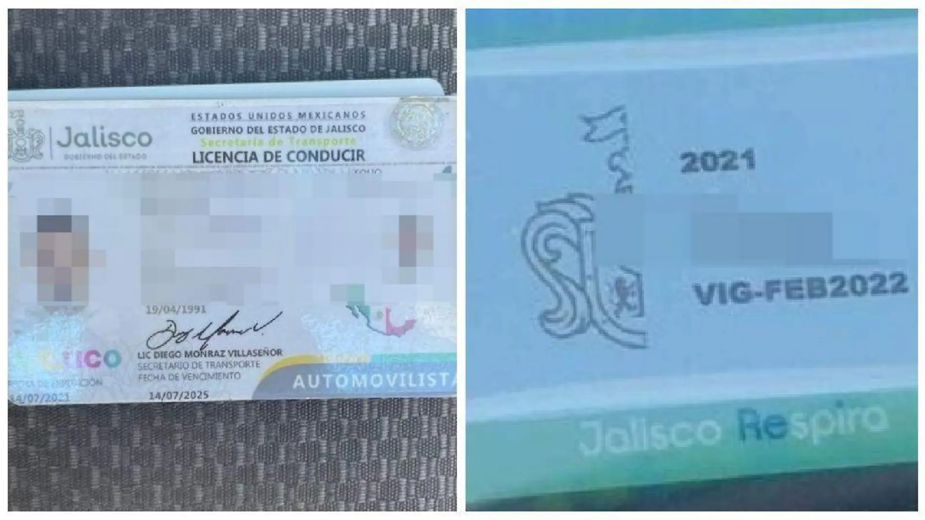 holograma de Verificación falsos